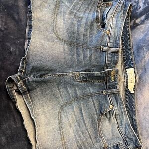 Torrid Dark Blue Denim Shorts
